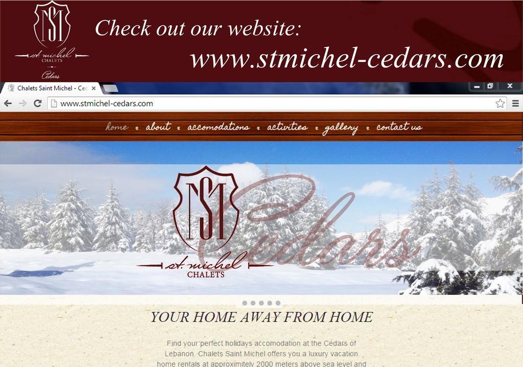 Saint Michel Chalets Al Arz Buitenkant foto